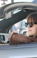 DAKOTA JOHNSON on the Set of Covers in Beverly Hills 06/23/2019
