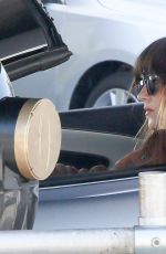 DAKOTA JOHNSON on the Set of Covers in Beverly Hills 06/23/2019