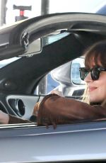 DAKOTA JOHNSON on the Set of Covers in Beverly Hills 06/23/2019