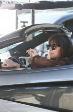 DAKOTA JOHNSON on the Set of Covers in Beverly Hills 06/23/2019