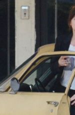 DAKOTA JOHNSON on the Set of Covers in Hollywood 06/05/2019