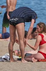 DIANA VICKERS in Bikini at a Beach in Barcelona 06/17/2019