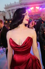 DITA VON TEESE at Life+ Solidarity Gala at Spiegelzelt in the City Hall 06/08/2019