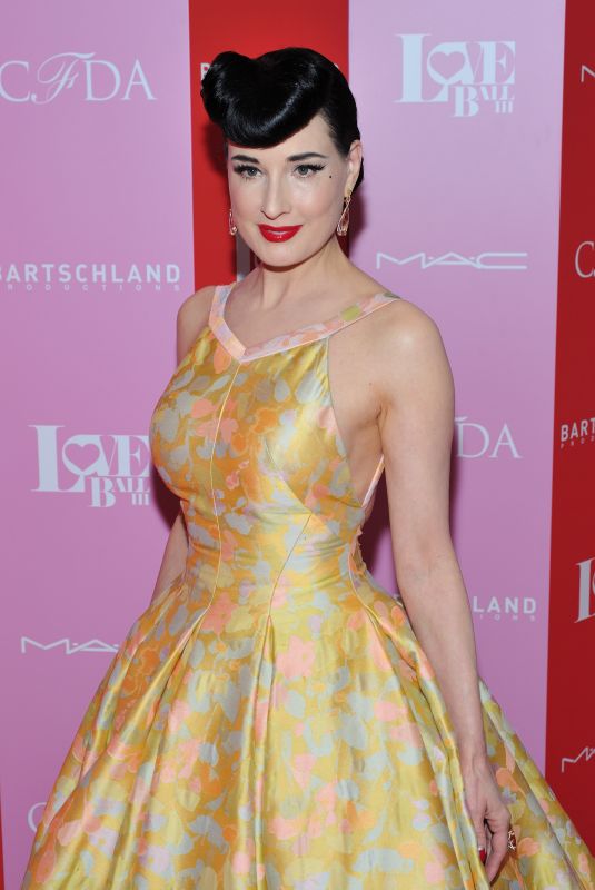 DITA VON TEESE at Love Ball III at Gotham Hall in New York 06/25/2019