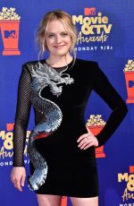 ELISABETH MOSS at 2019 MTV Movie & TV Awards in Los Angeles 06/15/2019