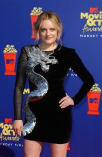 ELISABETH MOSS at 2019 MTV Movie & TV Awards in Los Angeles 06/15/2019