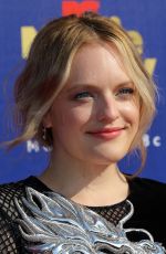 ELISABETH MOSS at 2019 MTV Movie & TV Awards in Los Angeles 06/15/2019
