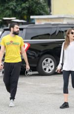 ELIZABETH OLSEN and Robbie Arnett Out in Los Angeles 06/03/2019
