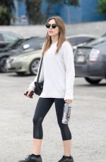 ELIZABETH OLSEN Leaves a Gym in Los Angeles 06/03/2019