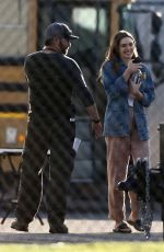 ELIZABETH OLSEN on the Set of Sorry for Your Loss in Los Angeles 06/26/2019