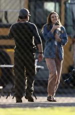ELIZABETH OLSEN on the Set of Sorry for Your Loss in Los Angeles 06/26/2019