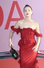 ELLA HUNT at CFDA Fashion Awards in New York 06/03/2019