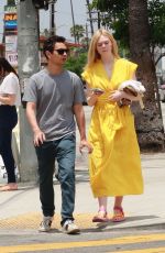 ELLE FANNING and Max Minghella Out in Los Angeles 06/15/2019