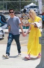 ELLE FANNING and Max Minghella Out in Los Angeles 06/15/2019