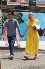 ELLE FANNING and Max Minghella Out Shopping in Silver Lake 06/15/2019