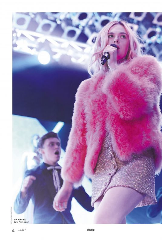 ELLE FANNING in Premiere Magazine, June 2019