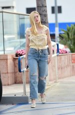 ELLE FANNING Out and About in Los Angeles 06/06/2019
