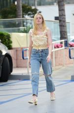 ELLE FANNING Out and About in Los Angeles 06/06/2019