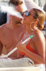 ELLIE BROWN, ALEXANDRA CANE and KAZ CROSSLEY in Bikinis Out on Mykonos Island 06/12/2019