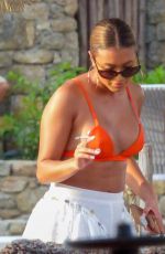 ELLIE BROWN, ALEXANDRA CANE and KAZ CROSSLEY in Bikinis Out on Mykonos Island 06/12/2019