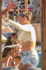 ELLIE BROWN, ALEXANDRA CANE and KAZ CROSSLEY in Bikinis Out on Mykonos Island 06/12/2019