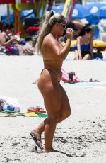 ELLIE BROWN and ABIGAIL GODDARD in Bikinis at a Beach in Miami 06/06/2019
