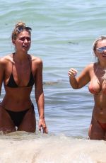 ELLIE BROWN and ABIGAIL GODDARD in Bikinis at a Beach in Miami 06/06/2019