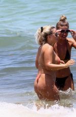 ELLIE BROWN and ABIGAIL GODDARD in Bikinis at a Beach in Miami 06/06/2019