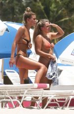 ELLIE BROWN and ABIGAIL GODDARD in Bikinis at a Beach in Miami 06/06/2019