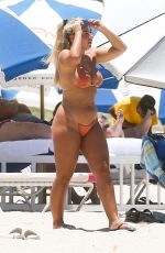 ELLIE BROWN and ABIGAIL GODDARD in Bikinis at a Beach in Miami 06/06/2019