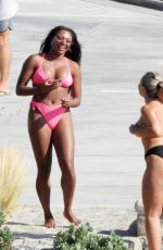 ELLIE BROWN and KAZ CROSSLEY in Bikinis at a Pool in Mykonos 06/08/2019