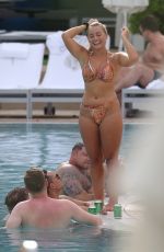 ELLIE BROWN in Bikini at Pool in Miami 06/13/2019