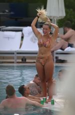 ELLIE BROWN in Bikini at Pool in Miami 06/13/2019