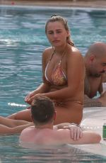 ELLIE BROWN in Bikini at Pool in Miami 06/13/2019
