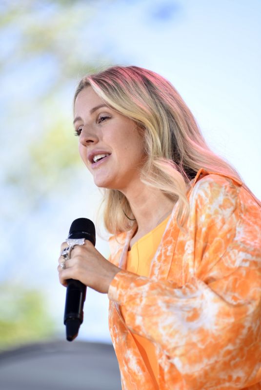 ELLIE GOULDING Performs at Good Morning America Summer Concert Series in New York 06/14/2019