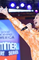 ELLIE GOULDING Performs at Good Morning America Summer Concert Series in New York 06/14/2019