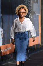 EMELI SANDE at BBC Breakfast Studio in Manchester 06/07/2019
