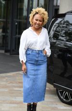 EMELI SANDE at BBC Breakfast Studio in Manchester 06/07/2019