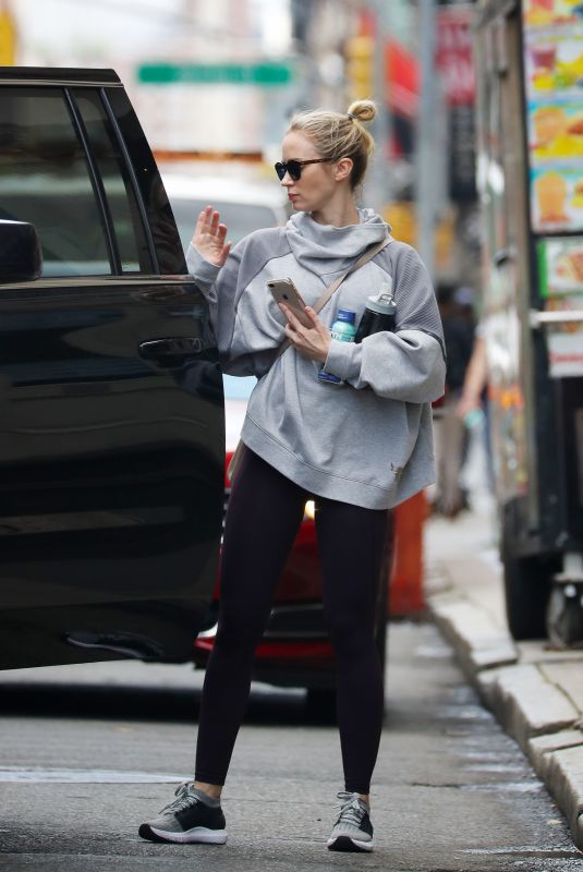 EMILY BLUNT Leaves a Gym in New York 06/03/2019