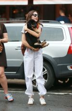 EMILY RATAJKOWSKI Leaves Sant Ambroeus in New York 06/02/2019