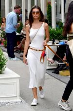 EMILY RATAJKOWSKI Out with Her Dog Colombo in New York 06/06/2019