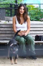 EMILY RATAJKOWSKI Out with Her Dog Colombo in New York 06/20/2019