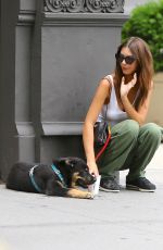 EMILY RATAJKOWSKI Out with Her Dog Colombo in New York 06/20/2019