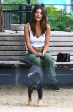 EMILY RATAJKOWSKI Out with Her Dog Colombo in New York 06/20/2019