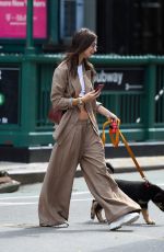 EMILY RATAJKOWSKI Out with Her Dog in New York 06/03/2019