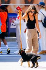 EMILY RATAJKOWSKI Out with Her Dog in New York 06/04/2019
