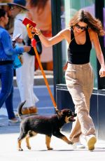 EMILY RATAJKOWSKI Out with Her Dog in New York 06/04/2019