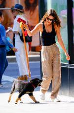 EMILY RATAJKOWSKI Out with Her Dog in New York 06/04/2019