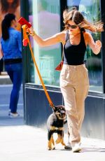 EMILY RATAJKOWSKI Out with Her Dog in New York 06/04/2019