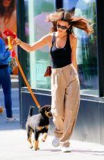 EMILY RATAJKOWSKI Out with Her Dog in New York 06/04/2019